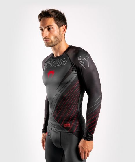 Rash Guard - Venum - 'Contender 5.0' - Black/Red