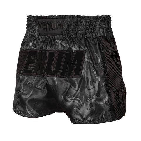 Muay Thai shorts - Venum - "Devil" - Sort-Sort