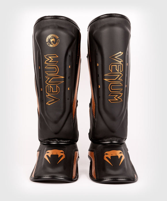 Shin Guard - Venum - 'Elite Evo' - Black/Bronze