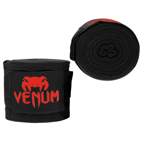 Håndbind - Venum - 'Kontact' - Elastisk - 2.5 m - Sort-Rød