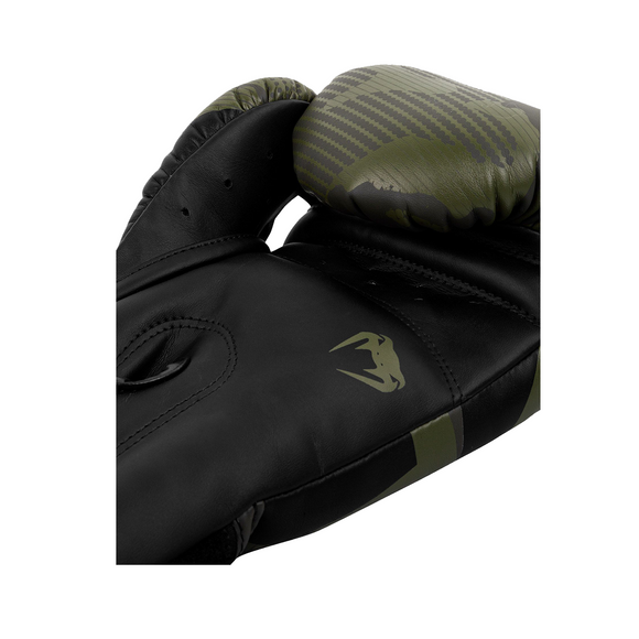 Boxing Gloves - Venum - 'Elite' - Khaki-Camouflage