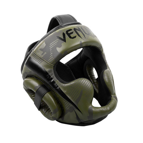 Boxing Helmet - Venum - 'Elite' - Khaki-Camouflage
